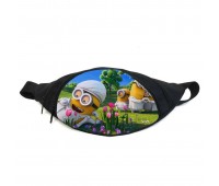 Поясная сумка бананка Миньоны (GB-minions 09) Gear Bag черная