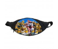 Поясная сумка бананка Миньоны (GB-minions 011) Gear Bag черная