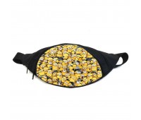 Поясная сумка бананка Миньоны (GB-minions 016) Gear Bag черная