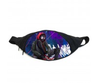 Поясная сумка Бананка Человек Паук (GBIMS026) Gear Bag черный