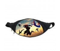 Поясная сумка Бананка Человек Паук (GBIMS041) Gear Bag черный