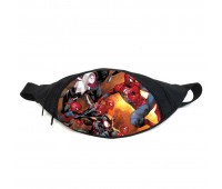 Поясная сумка Бананка Человек Паук (GBIMS046) Gear Bag черный