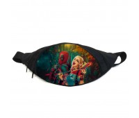 Поясная сумка бананка Харли Квинн (GBHQ 09) Gear Bag черная