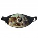 Поясная сумка бананка Панда Кунг-фу (GBP05) Gear Bag черная