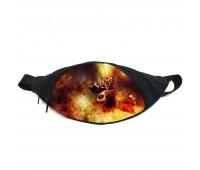 Поясная сумка бананка Панда Кунг-фу (GBP07) Gear Bag черная