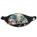 Поясная сумка бананка Панда Кунг-фу (GBP015) Gear Bag черная