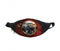 Поясная сумка бананка Панда Кунг-фу (GBP021) Gear Bag черная