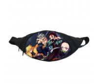 Поясная сумка Бананка Клинок, рассекающий демонов (GBKNY 03) Gear Bag черная