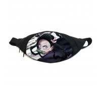 Поясная сумка Бананка Клинок, рассекающий демонов (GBKNY 011) Gear Bag черная