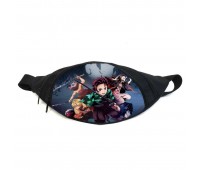 Поясная сумка Бананка Клинок, рассекающий демонов (GBKNY 012) Gear Bag черная