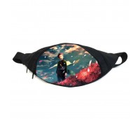 Поясная сумка Бананка Клинок, рассекающий демонов (GBKNY 019) Gear Bag черная