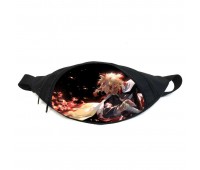 Поясная сумка Бананка Клинок, рассекающий демонов (GBKNY 024) Gear Bag черная
