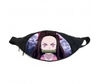 Поясная сумка Бананка Клинок, рассекающий демонов (GBKNY 026) Gear Bag черная