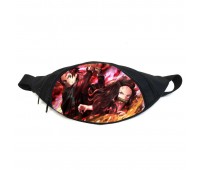 Поясная сумка Бананка Клинок, рассекающий демонов (GBKNY 028) Gear Bag черная
