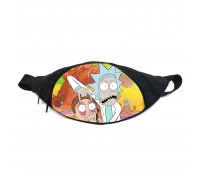 Поясная сумка Бананка Рик и Морти (GBRM08) Gear Bag черная