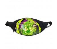 Поясная сумка Бананка Рик и Морти (GBRM012) Gear Bag черная