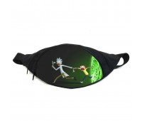 Поясная сумка Бананка Рик и Морти (GBRM024) Gear Bag черная
