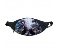 Поясная сумка бананка манга Атака титанов Attack on Titan (GBAT 02) Gear Bag черная