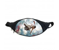 Поясная сумка бананка манга Атака титанов Attack on Titan (GBAT 03) Gear Bag черная