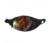 Поясная сумка бананка манга Атака титанов Attack on Titan (GBAT 06) Gear Bag черная