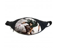 Поясная сумка бананка манга Атака титанов Attack on Titan (GBAT 011) Gear Bag черная