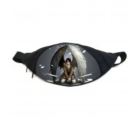 Поясная сумка бананка манга Атака титанов Attack on Titan (GBAT 015) Gear Bag черная