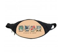 Поясная сумка бананка манга Атака титанов Attack on Titan (GBAT 019) Gear Bag черная