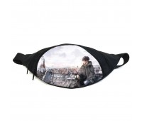 Поясная сумка бананка манга Атака титанов Attack on Titan (GBAT 023) Gear Bag черная