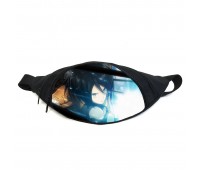 Поясная сумка бананка манга Атака титанов Attack on Titan (GBAT 029) Gear Bag черная