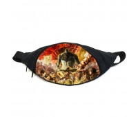 Поясная сумка бананка манга Атака титанов Attack on Titan (GBAT 025) Gear Bag черная
