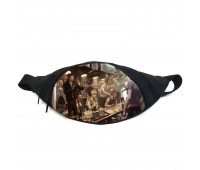 Поясная сумка бананка манга Атака титанов Attack on Titan (GBAT 028) Gear Bag черная