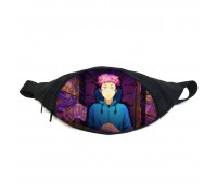 Поясная сумка бананка Магическая битва Jujutsu Kaisen (GB MB 022) Gear Bag черная