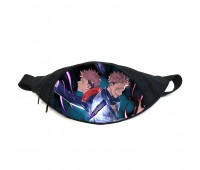 Поясная сумка бананка Магическая битва Jujutsu Kaisen (GB MB 023) Gear Bag черная