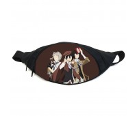 Поясная сумка бананка Бродячие псы Bungou stray dogs (GB BSD 04) Gear Bag черная Поясная сумка бананка Бродячие псы Bungou stray dogs (GB BSD 04) Gear Bag черная