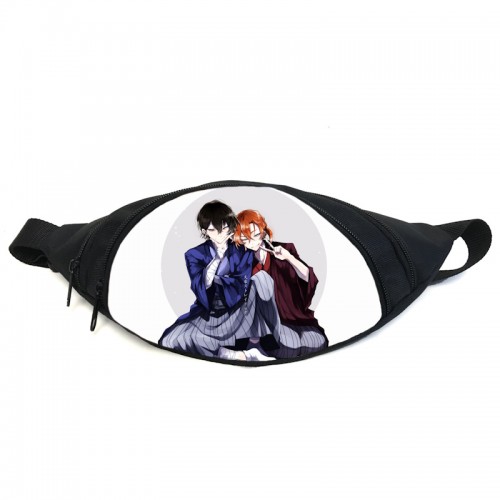 Поясная сумка бананка Бродячие псы Bungou stray dogs (GB BSD 09) Gear Bag черная Поясная сумка бананка Бродячие псы Bungou stray dogs (GB BSD 09) Gear Bag черная