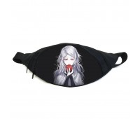 Поясная сумка бананка Бродячие псы Bungou stray dogs (GB BSD 026) Gear Bag черная Поясная сумка бананка Бродячие псы Bungou stray dogs (GB BSD 026) Gear Bag черная