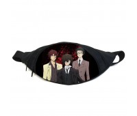 Поясная сумка бананка Бродячие псы Bungou stray dogs (GB BSD 036) Gear Bag черная Поясная сумка бананка Бродячие псы Bungou stray dogs (GB BSD 036) Gear Bag черная