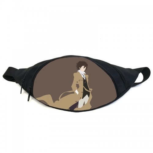 Поясная сумка бананка Бродячие псы Bungou stray dogs (GB BSD 039) Gear Bag черная Поясная сумка бананка Бродячие псы Bungou stray dogs (GB BSD 039) Gear Bag черная