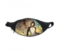 Поясная сумка бананка Геншин Genshin impact (GB GI 01) Gear Bag черная Поясная сумка бананка Геншин Genshin impact (GB GI 01) Gear Bag черная