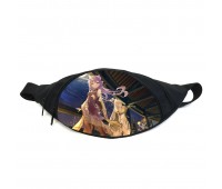 Поясная сумка бананка Геншин Genshin impact (GB GI 02) Gear Bag черная