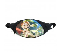 Поясная сумка бананка Геншин Genshin impact (GB GI 03) Gear Bag черная