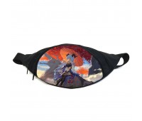 Поясная сумка бананка Геншин Genshin impact (GB GI 014) Gear Bag черная