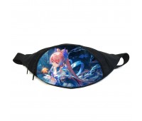 Поясная сумка бананка Геншин Genshin impact (GB GI 015) Gear Bag черная