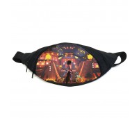 Поясная сумка бананка Геншин Genshin impact (GB GI 016) Gear Bag черная