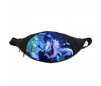 Поясная сумка бананка Геншин Genshin impact (GB GI 017) Gear Bag черная
