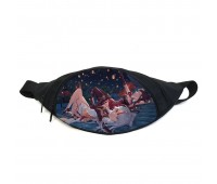 Поясная сумка бананка Геншин Genshin impact (GB GI 021) Gear Bag черная