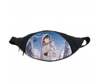 Поясная сумка бананка Геншин Genshin impact (GB GI 025) Gear Bag черная
