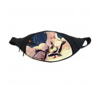 Поясная сумка бананка Геншин Genshin impact (GB GI 033) Gear Bag черная