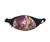 Поясная сумка бананка Геншин Genshin impact (GB GI 034) Gear Bag черная