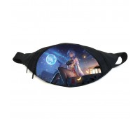 Поясная сумка бананка Геншин Genshin impact (GB GI 041) Gear Bag черная